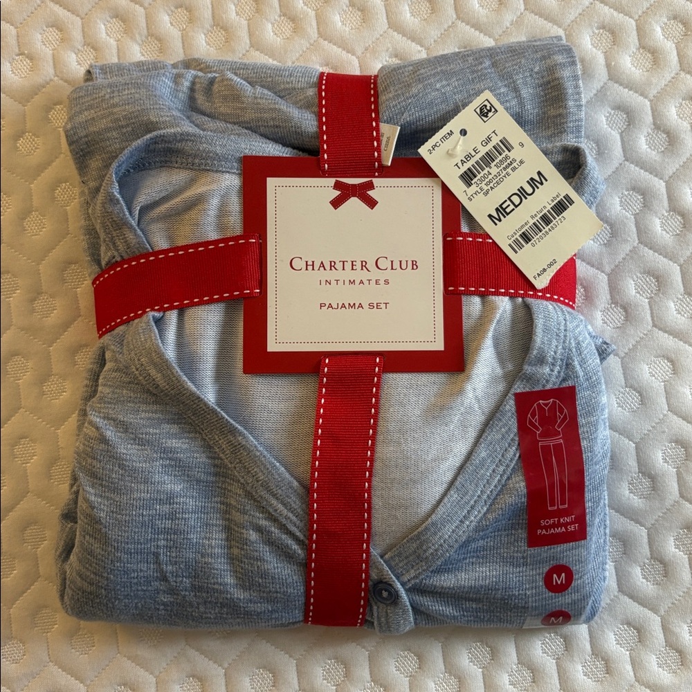 Charter Club Light Blue Pajama Set